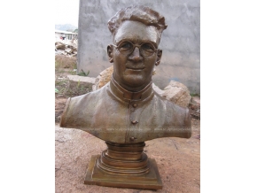 escultura del monumento de la escultura del busto de bronce