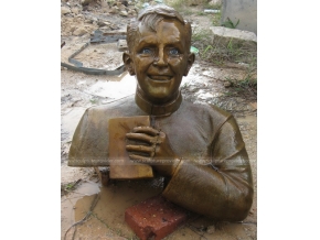 estatua de escultura de busto de bronce escultura